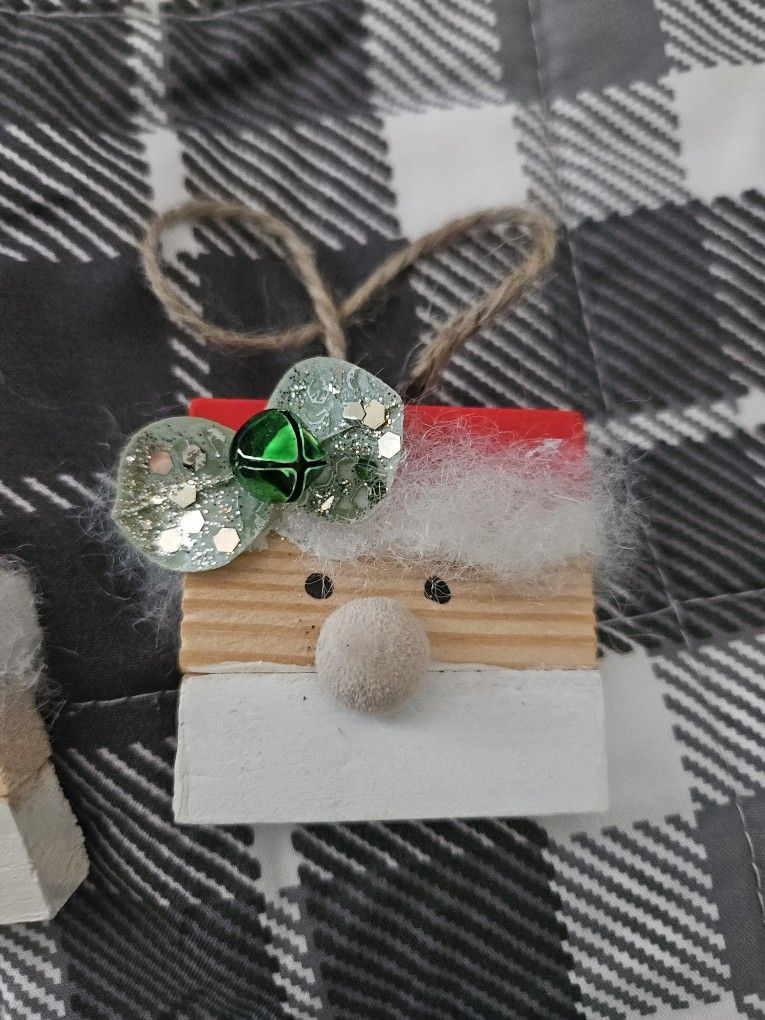 Mini Wooden Christmas Ornaments