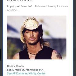 2 Tickets for Bret Michaels