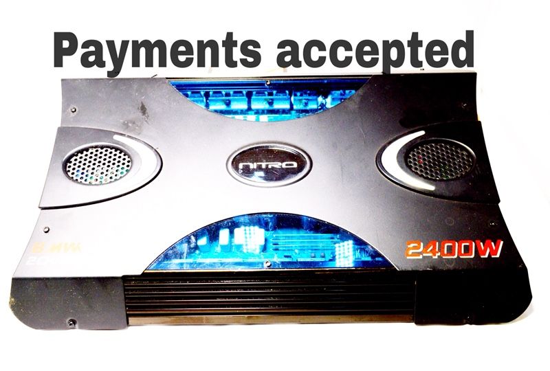 NITRO "COMPETITION BLACK SERIES" BMW-486 BMW486 2400 MOSFET BRIDGEABLE AMPLIFIER- make offer