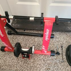 unisky Bike Trainer Stand Indoor Riding Steel Bicycle Exercise Stand with Noise Reduction fits for 26-28inch, 7

