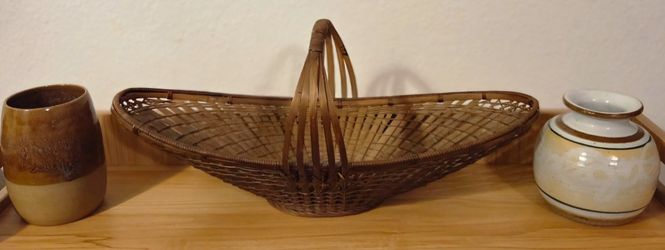 Beautiful Brown Oblong basket