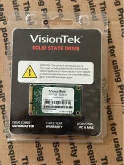 Vision Tek 240gb mSATA Solid State Drive NEW SSD Sata