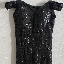 Black Sequin Formal dress