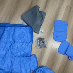 Truck Bed air Mattress air Mattress for car SUV car Mattress Thickened Double-Sided Flocking car air Cushion Camping Mattress for SUV Back seat(Color: