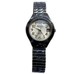 Women Watch Sharp It’s Running And New Battery It Has Little Bit Hairline on Fac