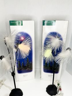 Vintage 1998 Department 56 “Village Accessories – Fireworks” Set of 2