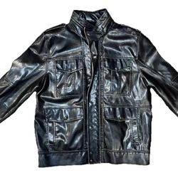 Levi’s Vintage Faux Leather Jacket Brown Men’s Size Large