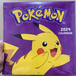 Sealed Pokemon 2024 calendar