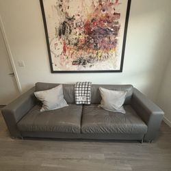 Brazilian Leather Couch. 