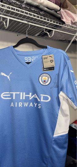 Puma Manchester City Home Jersey with Signature