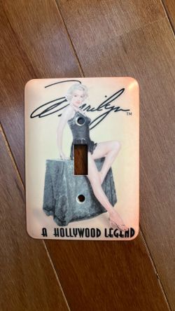 Marilyn Monroe light  switch cover
