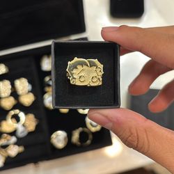 Gold Betty Boop Ring