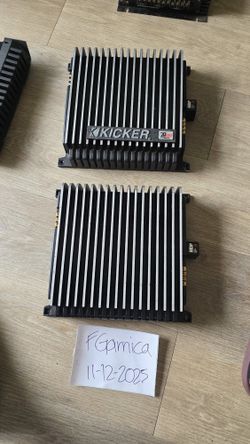 Kicker Zr120 Amplifiers Old School Fosgate Orion Mtx Alpine Pioneer Jl Kicker Clarion Kenwood Zapco Ppi Phoenix Gold Orion 