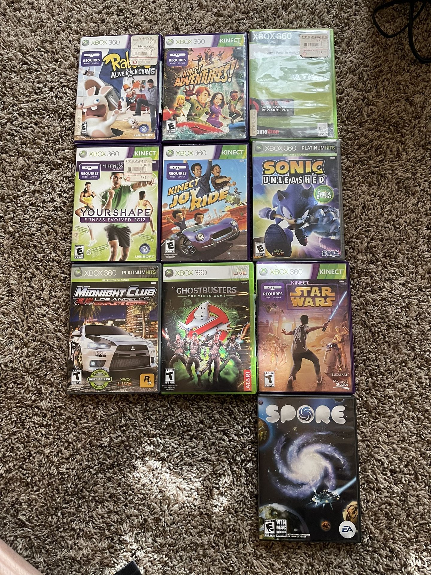 Various XBOX 360 Games