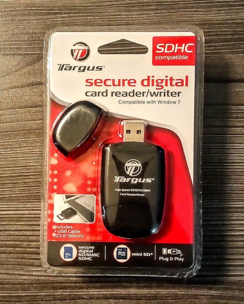 Targus Secure Digital Card Reader/Writer (Brand New)