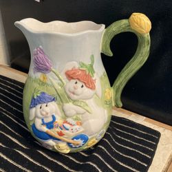 Vintage Easter Pitcher 