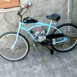 New 2 Stroke Motorized Bike 80cc.