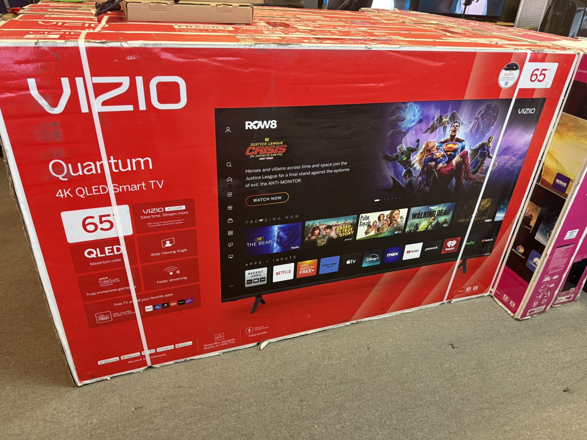 65 Vizio Smart 4k Hdtv Qled $55 down in financing free delivery six month warranty