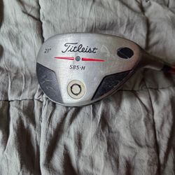 Titleist 585-H 21 Degree Hybrid Wood Club Accra Axiv Stiff Flex Shaft