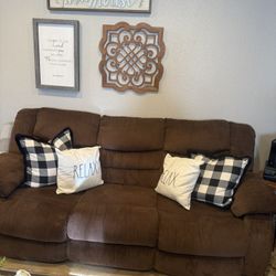 Sofa With 2 Reclining 