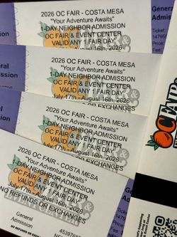 2026 OC Fair | NO Restrictions