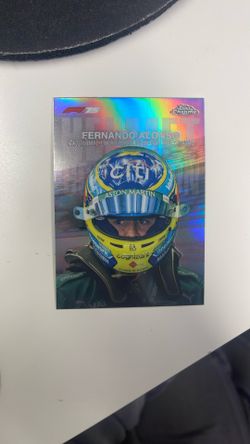 Fernando Alonso Helmet Card HC-6 Topps F1 Chrome 2025