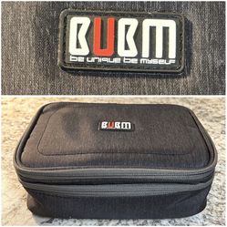 BUBM-NWOT Electronic Organizer, Double Layered Travel Gadget Storage Bag 