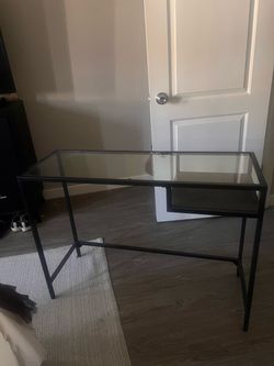 Glass IKEA Desk