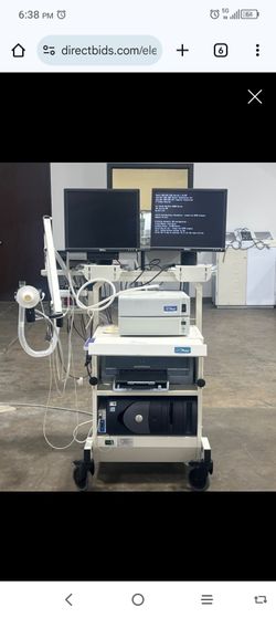 VYAIRE Vmax Analyzer System with 2 Dell Monitors & Computer 