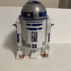 11” Disney Star Wars R2D2 Popcorn Bucket w/ Handle Retired Disneyland Star Tours