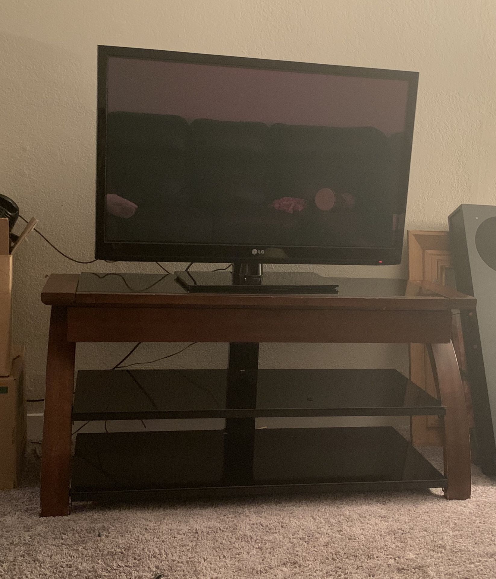 Tv and Stand $100