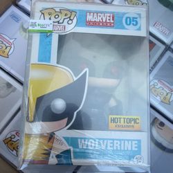 #05 Wolverine Funko POP Hot-Topic Exclusive Gray Black X-Force Vaulted X-Men