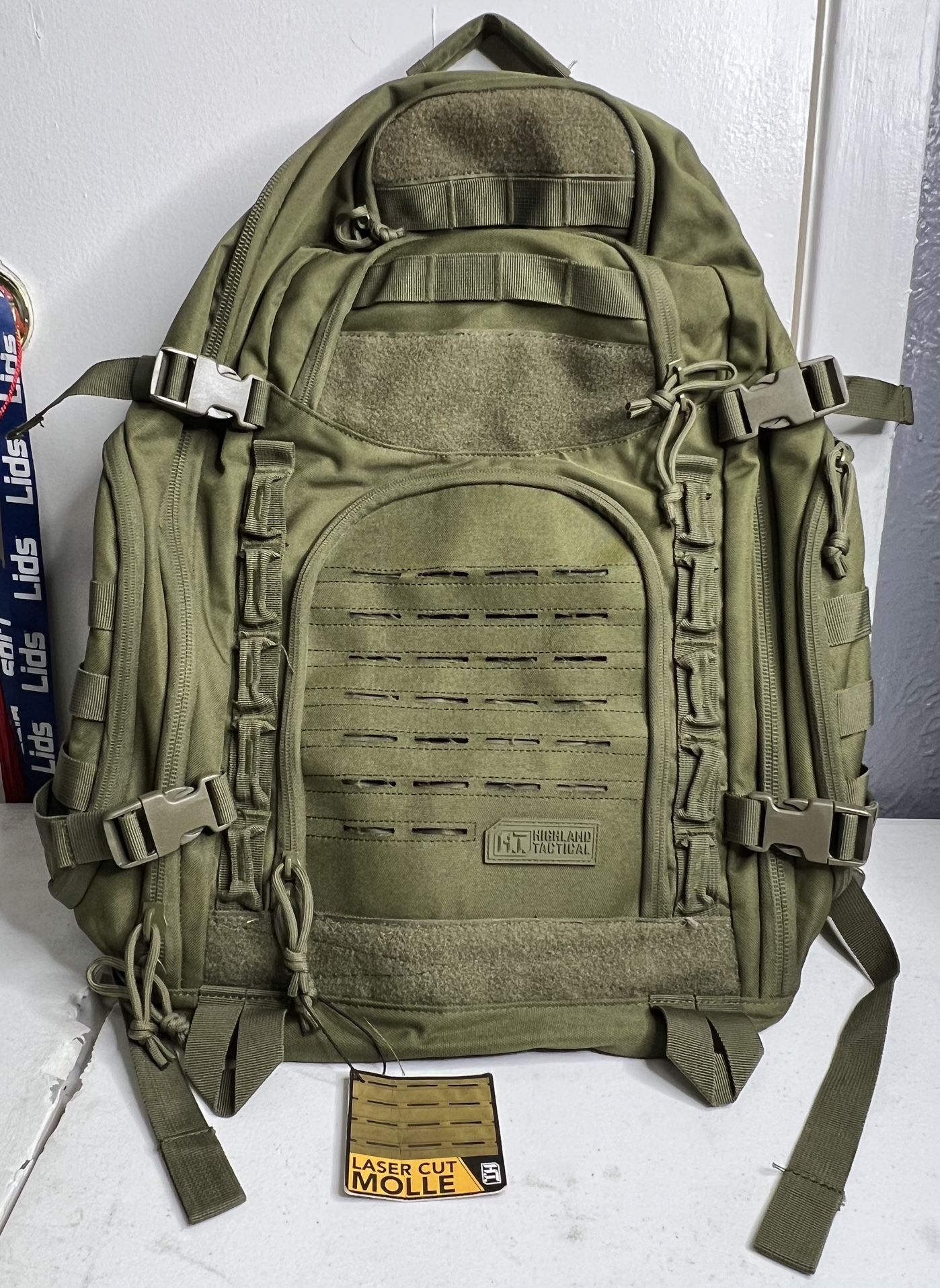 Highland Tactical Laser Cut Molle Backpack