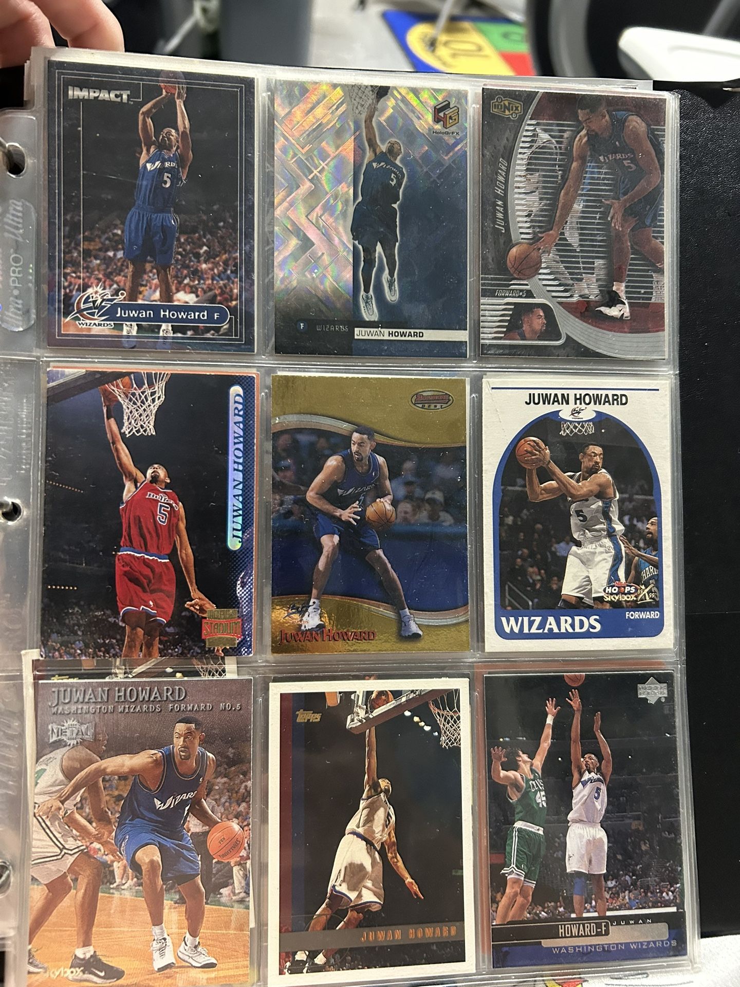 Juwan Howard Basketball Card Lot Of 23 Cards