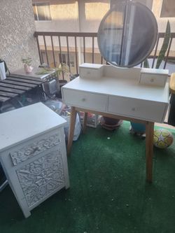 Vanity and nightstand
