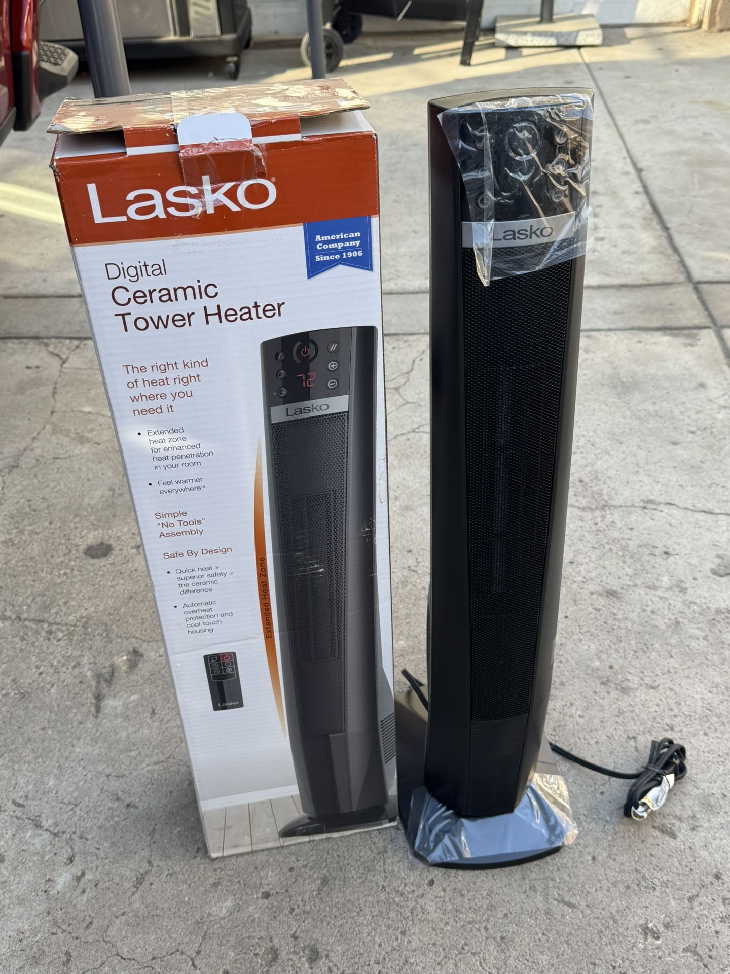 Heater Lasko 32” Nuevo Con Control Remoto