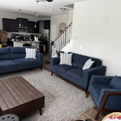 Luxurious Living: Like New Couch, loveseat, and chair bundle - Must See!