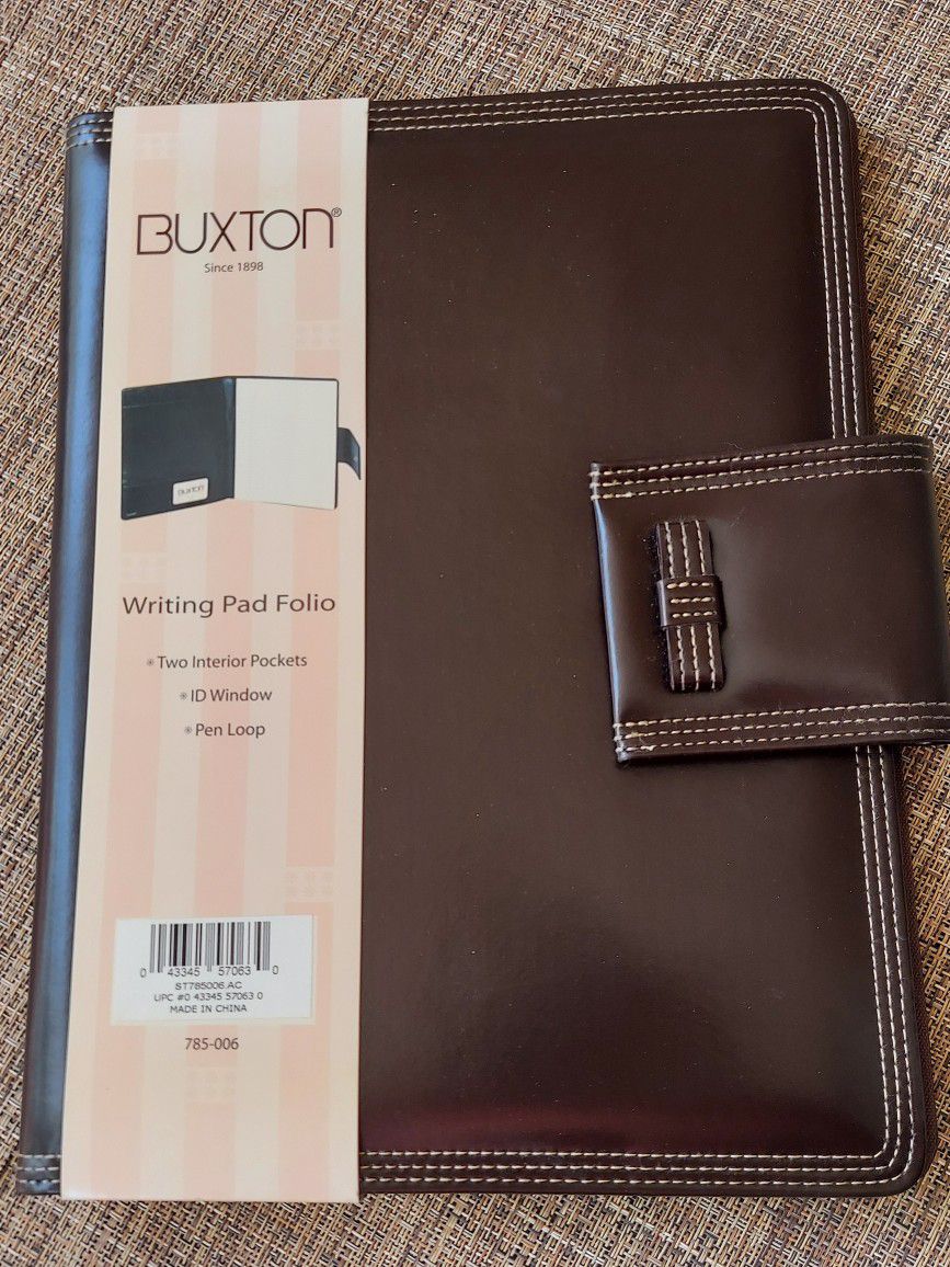 Buxton 2 New Writing Pad  Professional Folios Graduation