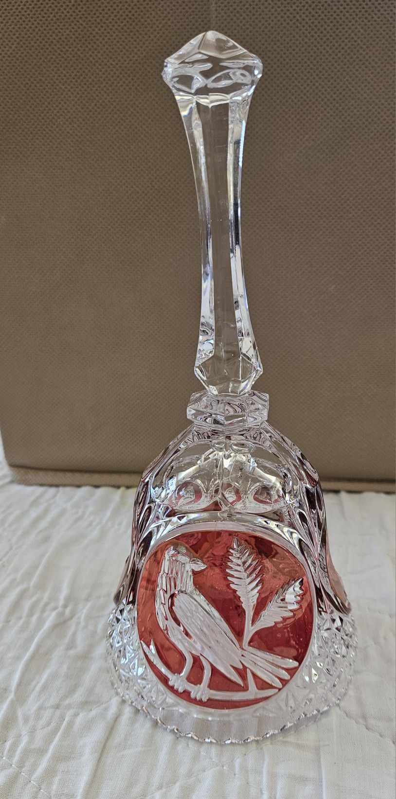 Vintage West Germany Hotbauer Lead Crystal Bell