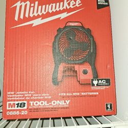 M18 18-Volt Lithium-Ion Cordless Jobsite Fan (Tool-Only)