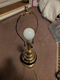 Brass Table Lamp Base No Shade