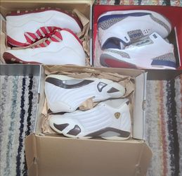 Air Jordan 3 10 14 Sneaker Lot