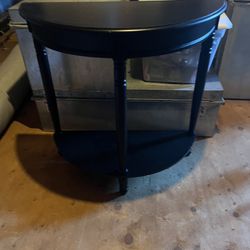 Black Wooden Entry/Sofa Table 
