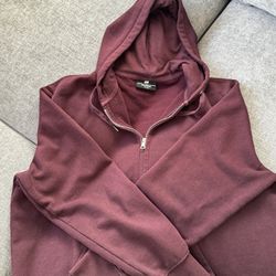 Dark Red H&M Hoodie | Euphoria Inspired | Size L (Fits M)