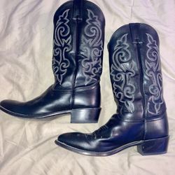 JUSTIN BLACK BUCK 13" WESTERN 