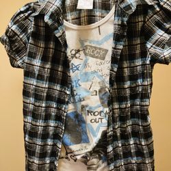 Kids Size 10-12 Blouse T-shirt 