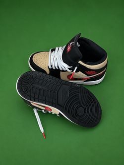 Air Jordan 1 Mid Plaid High-Top Sneakers