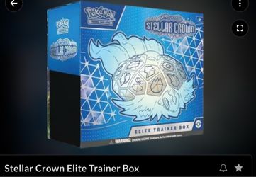 2 Stellar Crown ETB and 1 Destined Rivals ETB ( small tiny tear on side)