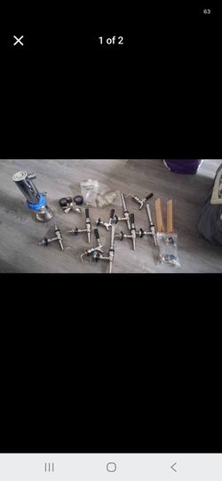 Draft Beer Tap Faucets and Kegerator Parts Lot