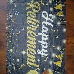 Retirement Cloth Banner 